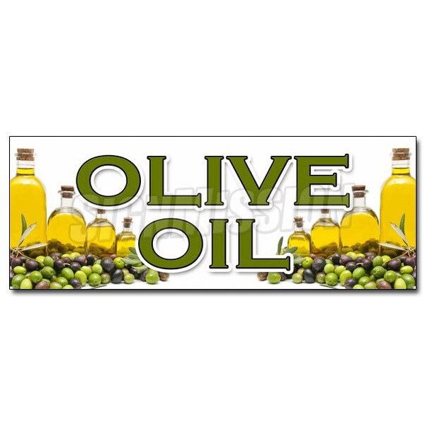 Signmission OLIVE OIL DECAL sticker extra virgin cooking dinner salad mediterranean cook, D-12 Olive Oil D-12 Olive Oil - main